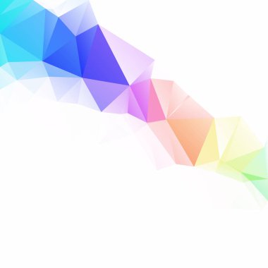 Renkli poligonal mozaik arka plan yaratıcı tasarım şablonları