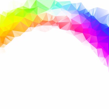 Renkli poligonal mozaik arka plan yaratıcı tasarım şablonları