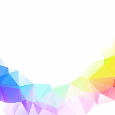 Renkli poligonal mozaik arka plan yaratıcı tasarım şablonları