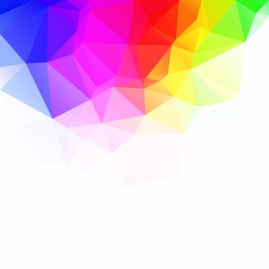 Renkli poligonal mozaik arka plan yaratıcı tasarım şablonları