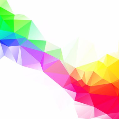 Renkli poligonal mozaik arka plan yaratıcı tasarım şablonları