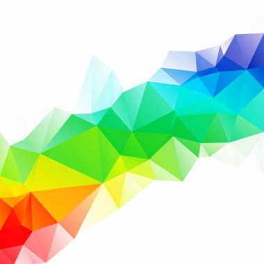 Renkli poligonal mozaik arka plan yaratıcı tasarım şablonları