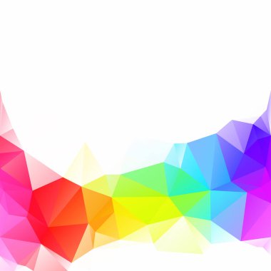 Renkli poligonal mozaik arka plan yaratıcı tasarım şablonları