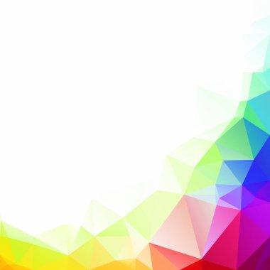 Renkli poligonal mozaik arka plan yaratıcı tasarım şablonları