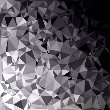 Siyah poligonal mozaik arka plan, yaratıcı tasarım şablonları