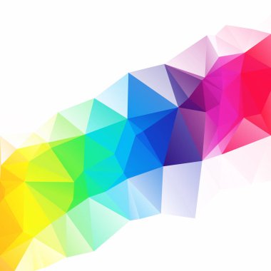 Renkli poligonal mozaik arka plan yaratıcı tasarım şablonları