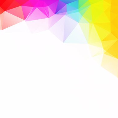 Renkli poligonal mozaik arka plan yaratıcı tasarım şablonları