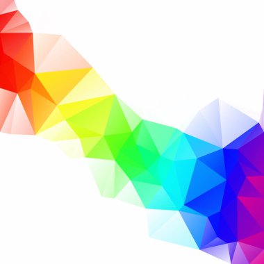 Renkli poligonal mozaik arka plan yaratıcı tasarım şablonları
