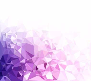 Mor Çokgen Mozaik Arkaplan, Yaratıcı Tasarım Şablonları