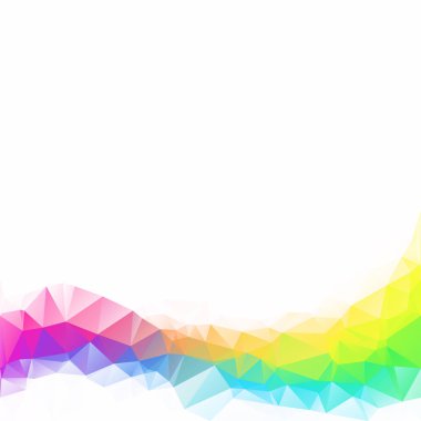 Renkli poligonal mozaik arka plan yaratıcı tasarım şablonları