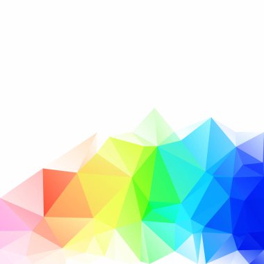 Renkli poligonal mozaik arka plan yaratıcı tasarım şablonları