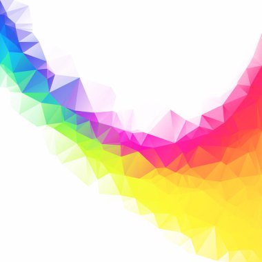 Renkli poligonal mozaik arka plan yaratıcı tasarım şablonları