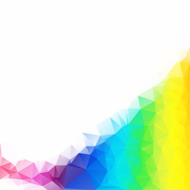 Renkli poligonal mozaik arka plan yaratıcı tasarım şablonları