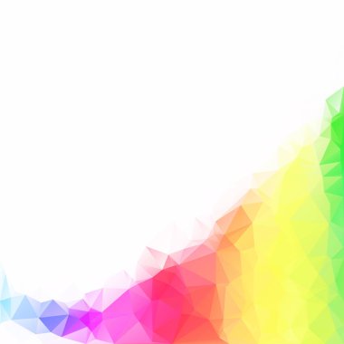 Renkli poligonal mozaik arka plan yaratıcı tasarım şablonları