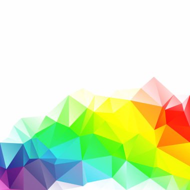 Renkli poligonal mozaik arka plan yaratıcı tasarım şablonları
