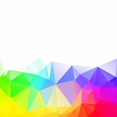 Renkli poligonal mozaik arka plan yaratıcı tasarım şablonları