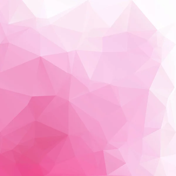 Fundo Mosaico Poligonal Rosa Modelos Design Criativo — Vetor de Stock