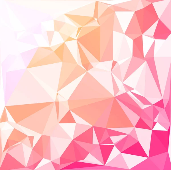 Růžové Polygonální Mozaiky Pozadí Creative Design Šablony — Stockový vektor