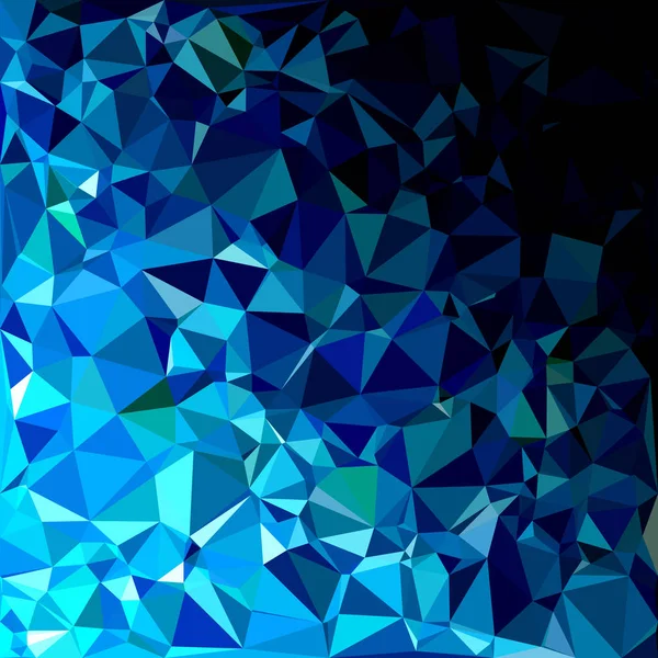 Fondo Mosaico Poligonal Azul Plantillas Diseño Creativo — Vector de stock