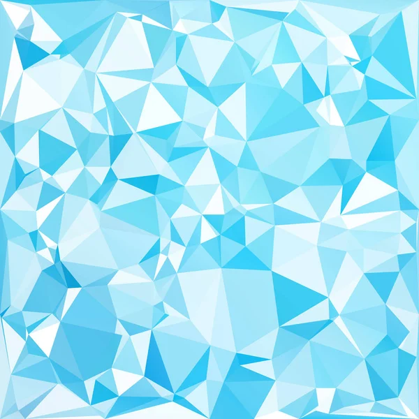青い多角形のモザイクの背景創造的なデザインテンプレート — ストックベクタ
