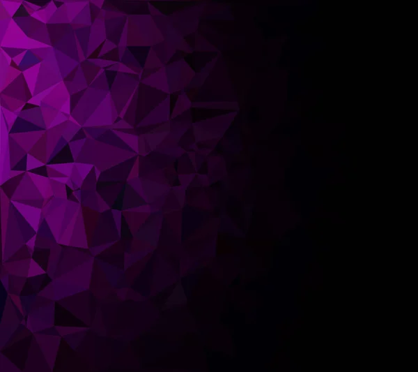 Purple Polygonal Mosaic Background Creative Design Templates — Stock Vector