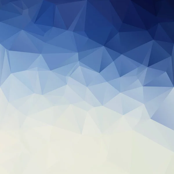 Fondo Mosaico Poligonal Azul Plantillas Diseño Creativo — Vector de stock