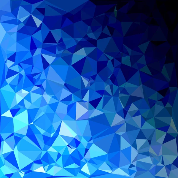 Blauer Polygonaler Mosaikhintergrund Kreative Design Vorlagen — Stockvektor