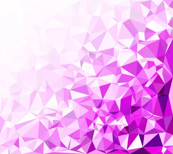 Fundo Mosaico Poligonal Roxo Modelos Design Criativo — Vetor de Stock