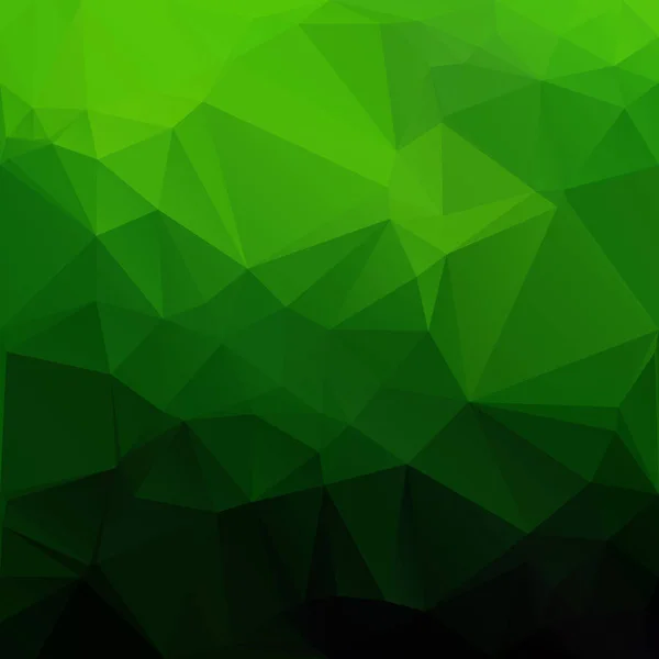 Zielone Polikonalne Tło Mozaiki Kreatywne Szablony Wzornictwa — Wektor stockowy