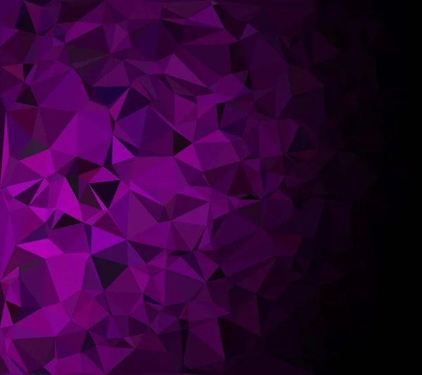 Fundo Mosaico Poligonal Roxo Modelos Design Criativo — Vetor de Stock