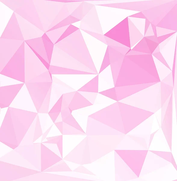 Ροζ Πολυγωνικό Ψηφιδωτό Φόντο Μοντέλα Δημιουργικού Σχεδιασμού — Διανυσματικό Αρχείο