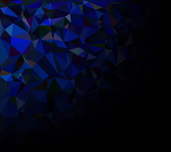 Fondo Mosaico Poligonal Azul Plantillas Diseño Creativo — Vector de stock