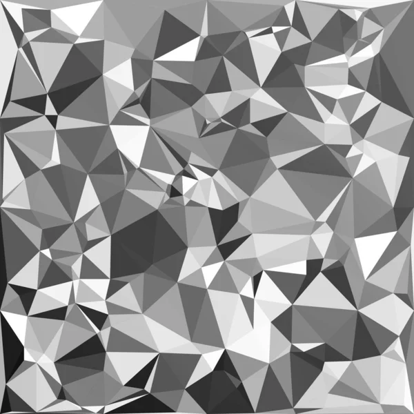 Arrière Plan Mosaïque Polygonale Noire Modèles Conception Créative — Image vectorielle