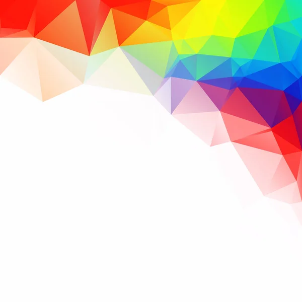 다채로운 다각형 모자이크 크리에이 디자인 — 스톡 벡터
