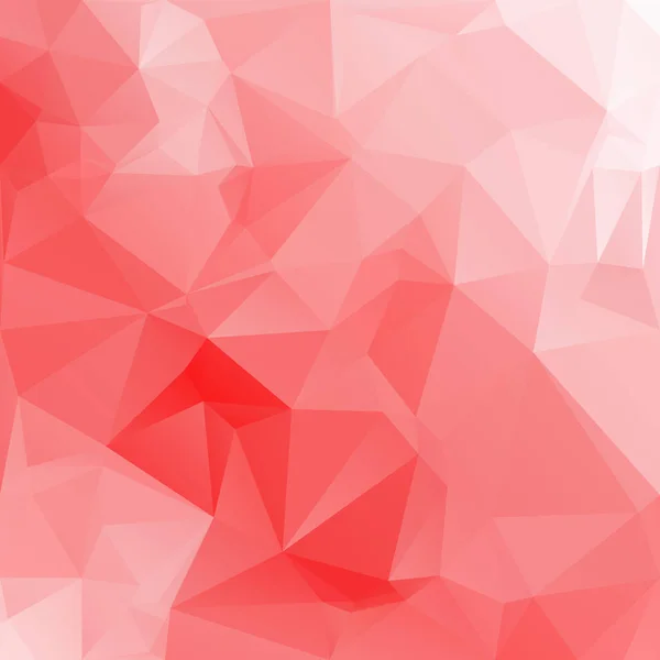 Красный Полигональный Фон Креативный Дизайн — стоковый вектор