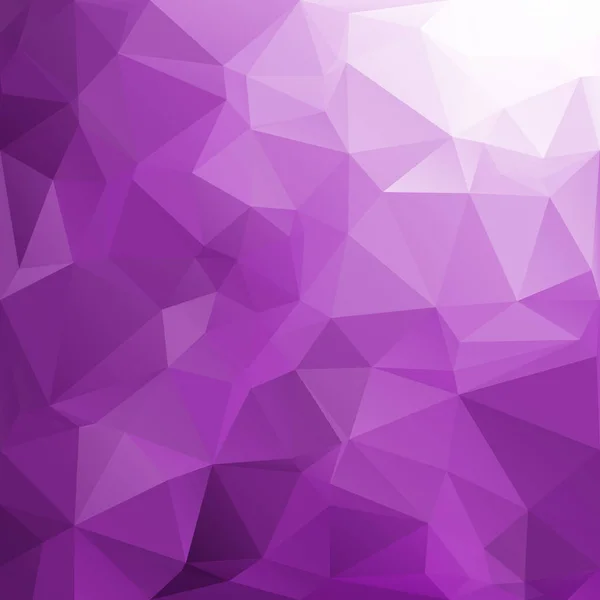 Fundo Mosaico Poligonal Roxo Modelos Design Criativo — Vetor de Stock