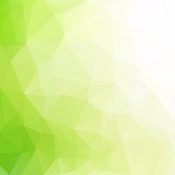 Fundo Mosaico Poligonal Verde Modelos Design Criativo — Vetor de Stock