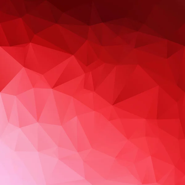 Червоний Багатокутний Мозаїчний Фон Шаблони Креативного Дизайну — стоковий вектор
