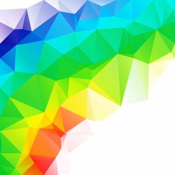 カラフルな多角形のモザイクの背景 創造的なデザイン テンプレート — ストックベクタ