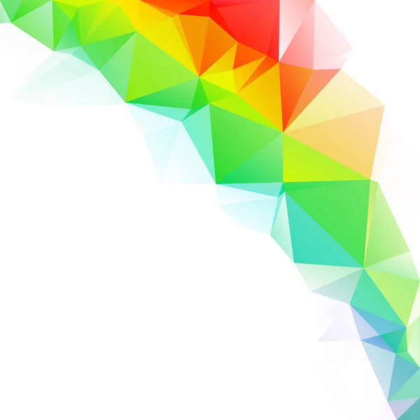 カラフルな多角形のモザイクの背景 創造的なデザイン テンプレート — ストックベクタ