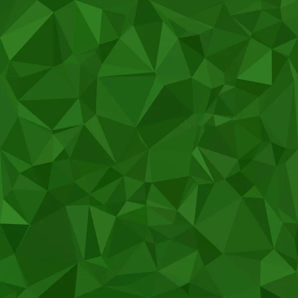 Fundo Mosaico Poligonal Verde Modelos Design Criativo — Vetor de Stock