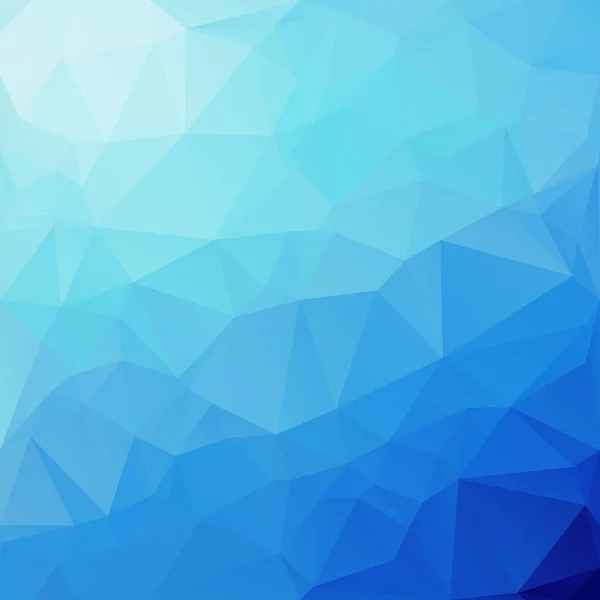 Fondo Mosaico Poligonal Azul Plantillas Diseño Creativo — Vector de stock