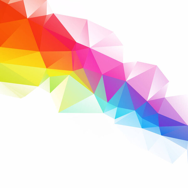 Colorful Polygonal Mosaic Background, Creative Design Templates