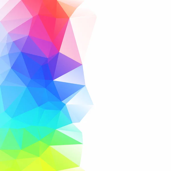 Цветной Многоугольный Фон Мозаики Шаблоны Креативного Дизайна — стоковый вектор