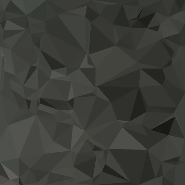 Schwarzer Polygonaler Mosaikhintergrund Kreative Design Vorlagen — Stockvektor