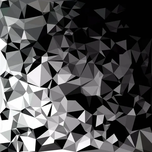 Black Polygonal Mosaic Background Creative Design Templates — Stock Vector