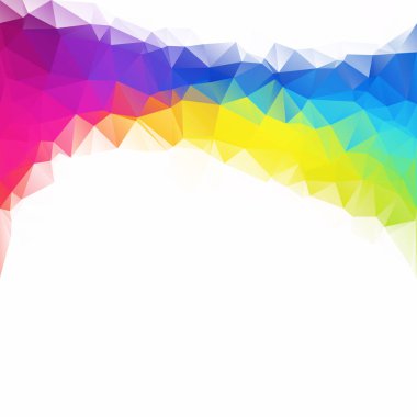 Renkli poligonal mozaik arka plan yaratıcı tasarım şablonları