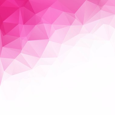 Pembe Çokgen Mozaik Arkaplan, Yaratıcı Tasarım Şablonları