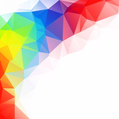 Renkli poligonal mozaik arka plan yaratıcı tasarım şablonları