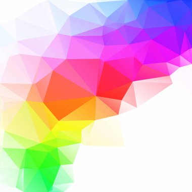 Renkli poligonal mozaik arka plan yaratıcı tasarım şablonları
